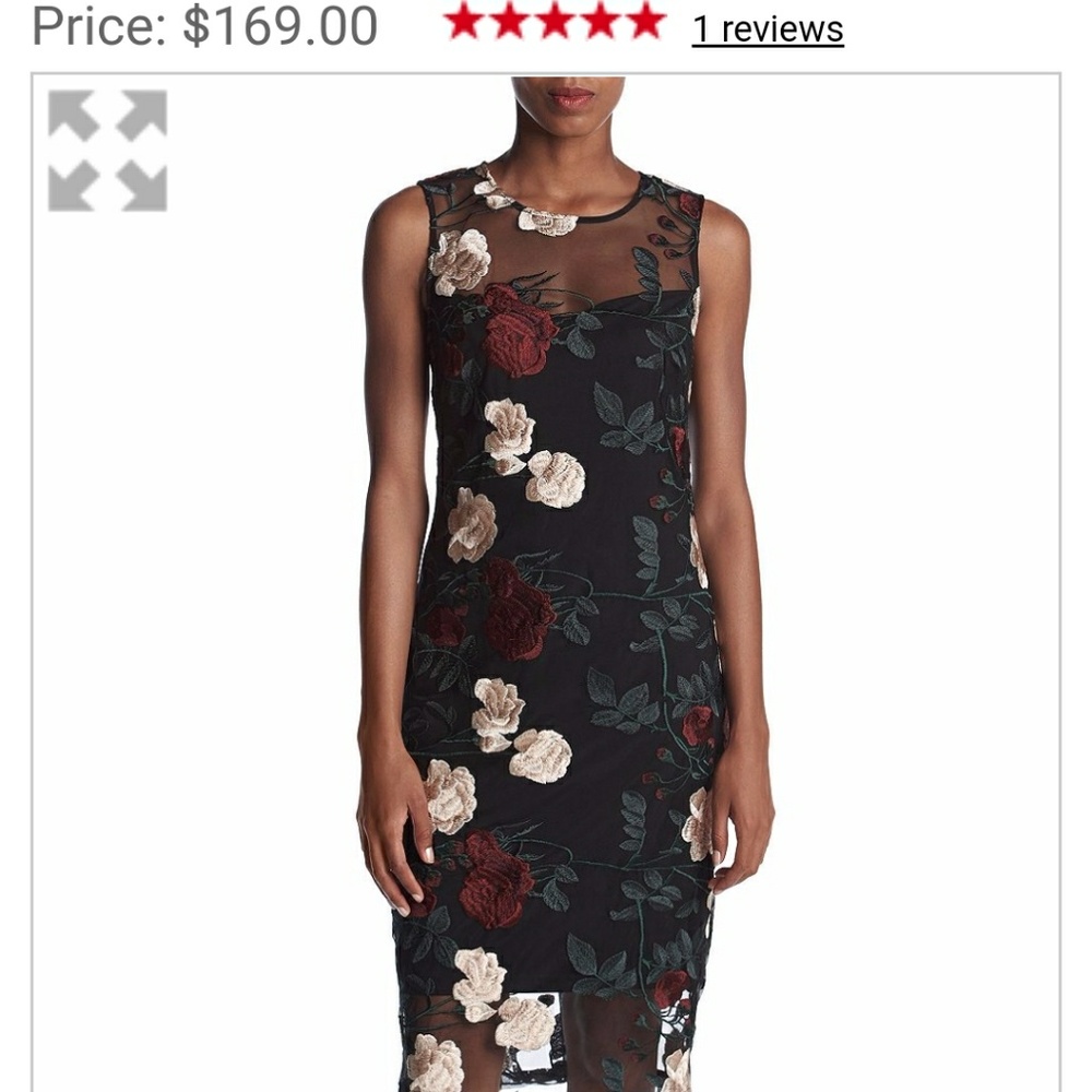 *** SOLD on other app***Calvin Klein flower dress