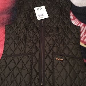 US Size 10 Barbour Betty Vest - Brand new - Olive
