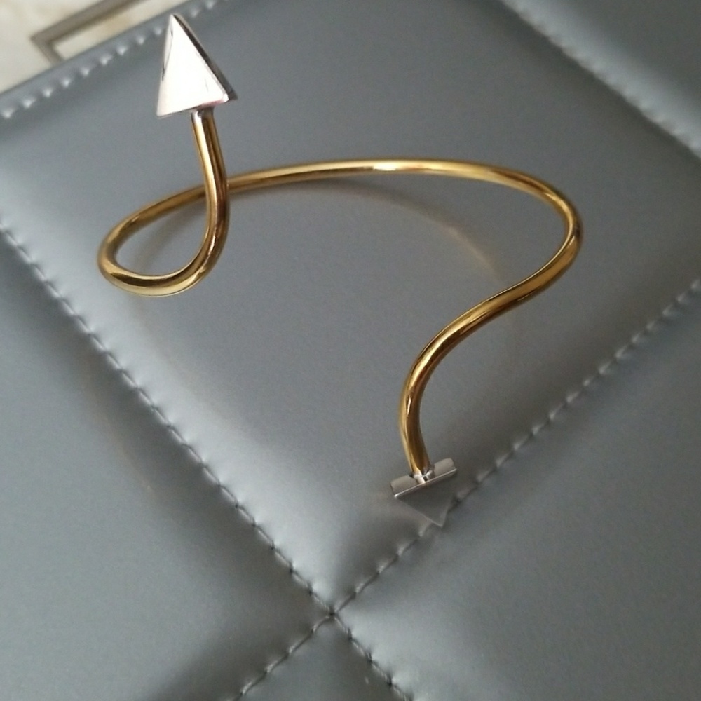 Gold and silver bracelet