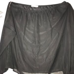 Black off the shoulder top!