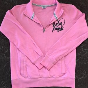 PINK Victoria’s Secret 1/4 Zip Pullover