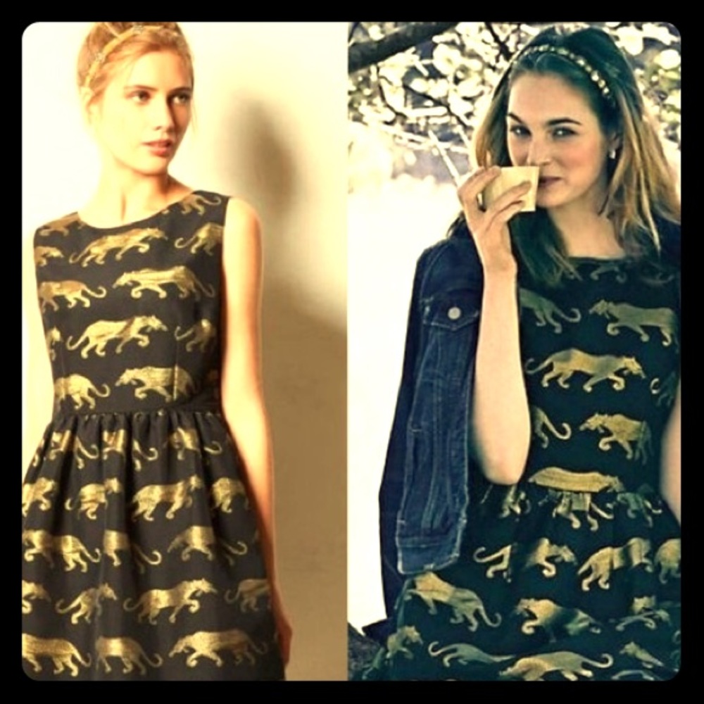 Anthropologie EYEDOLL Panthere Dress
