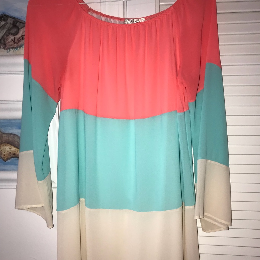 Colorful dress!