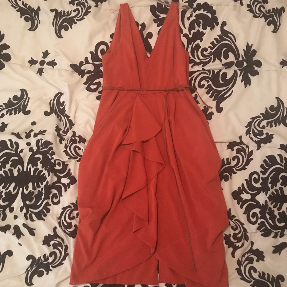 Coral dress