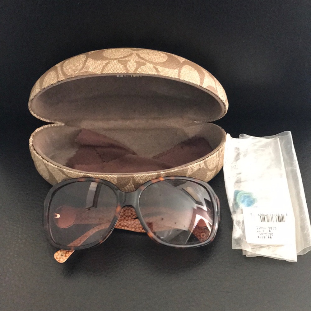 Coach Ella tortoise sunglasses