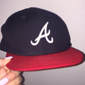 Kids Atlanta Braves baseball hat flat bill! ⚾️
