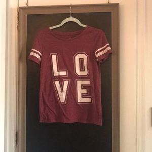 LOVE American Eagle top