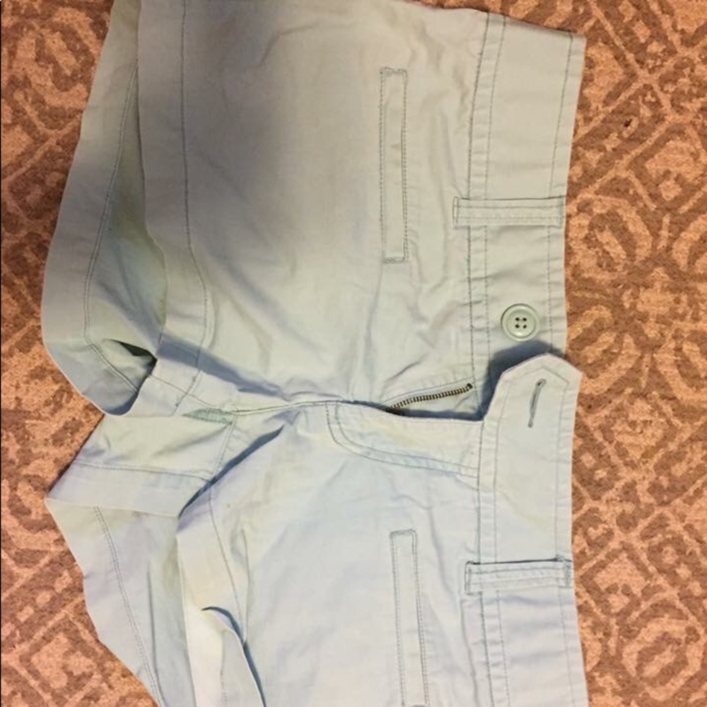 American eagle mint green shorts size 6