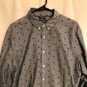 American Rag Hashtag Print Shirt