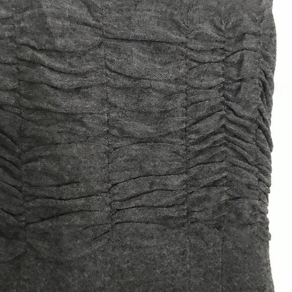 Charcoal heather grey sweater sheath dress - Picture 4 of 4