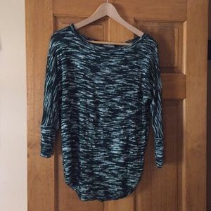 Market and Spruce green batwing top XS