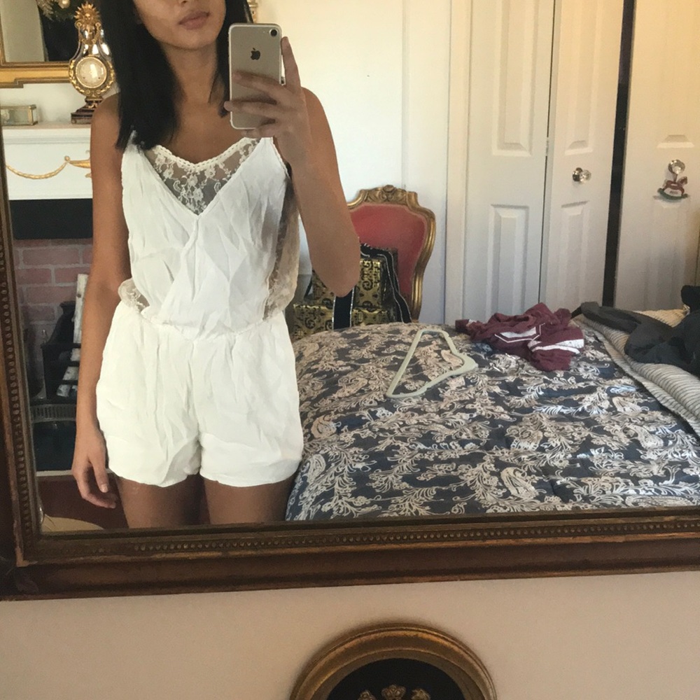 Laced One-Piece Romper