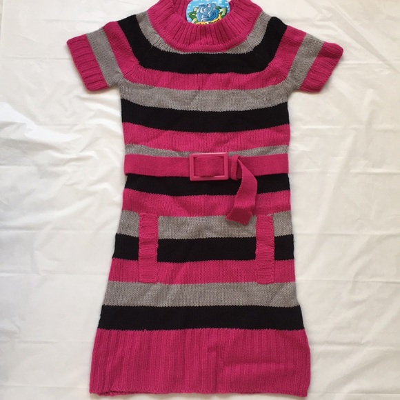 NWT Blue Heart knit dress, Girl size M (5/6) - Picture 1 of 4