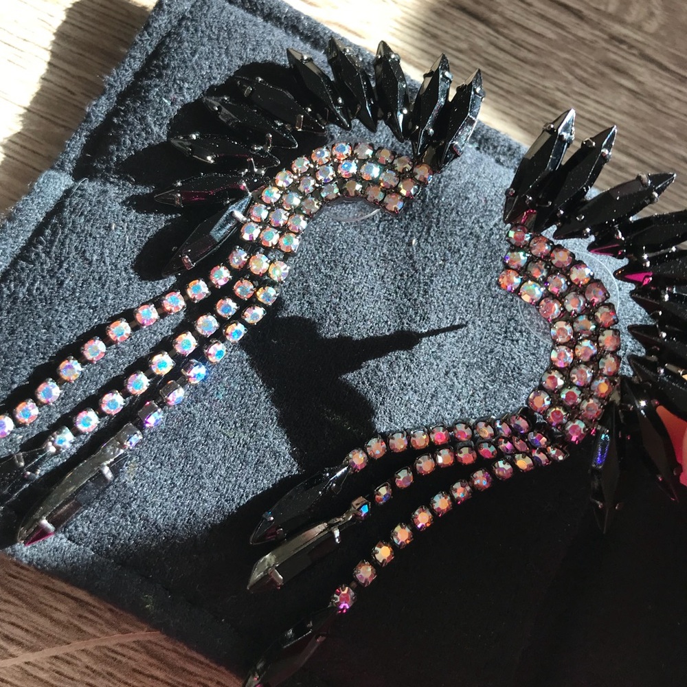 Elizabeth Cole Fringe Mohawk Earrings