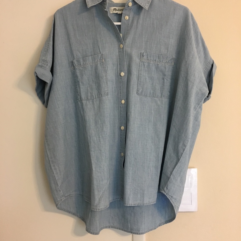 Madewell Courier Chambray Shirt, medium