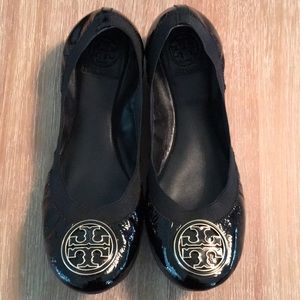 Gorgeous Tory Burch Carolina Black Ballet Flats, 9
