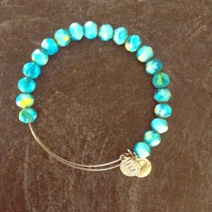 Alex and ani turquoise beeded bracelet