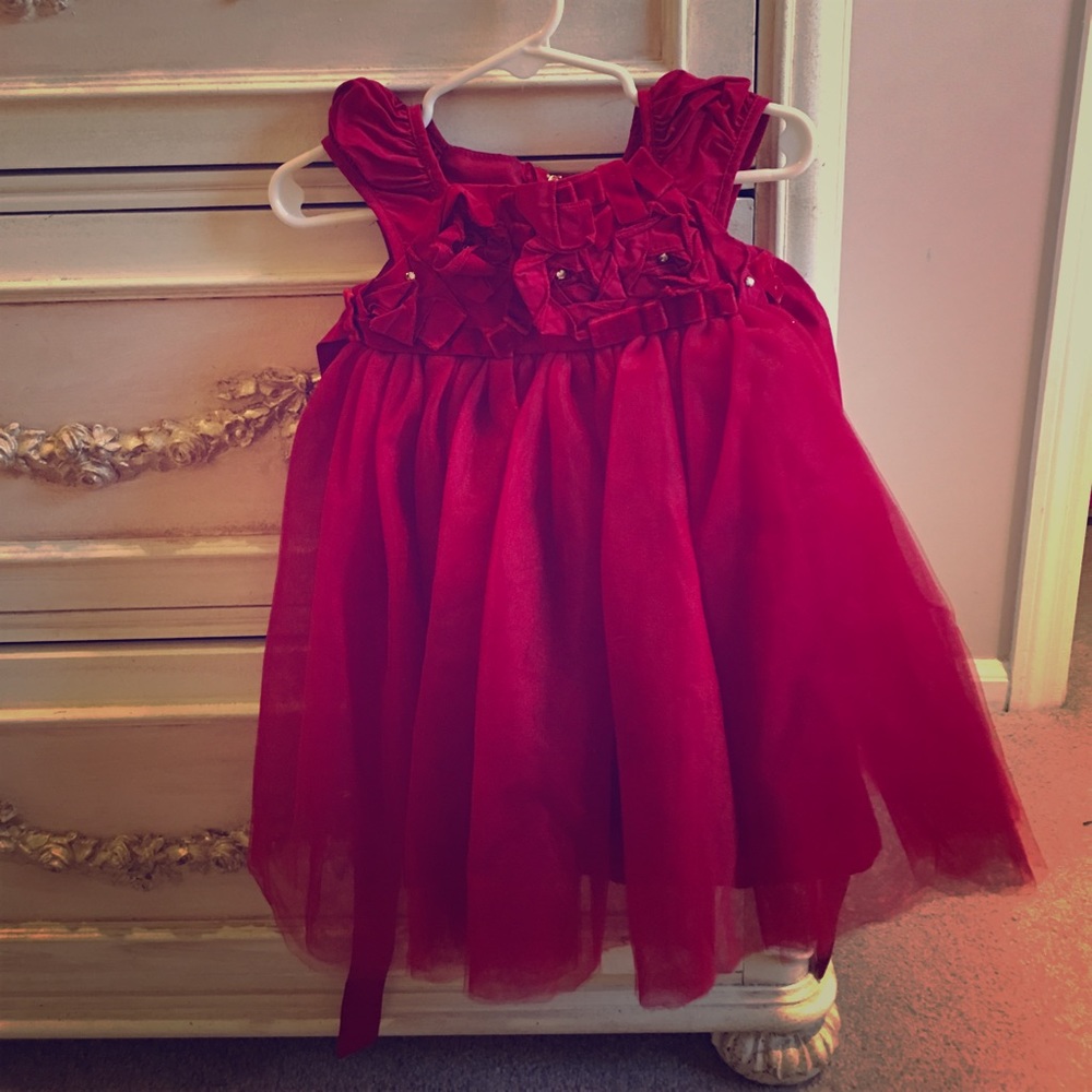Girls Biscotti Christmas dress