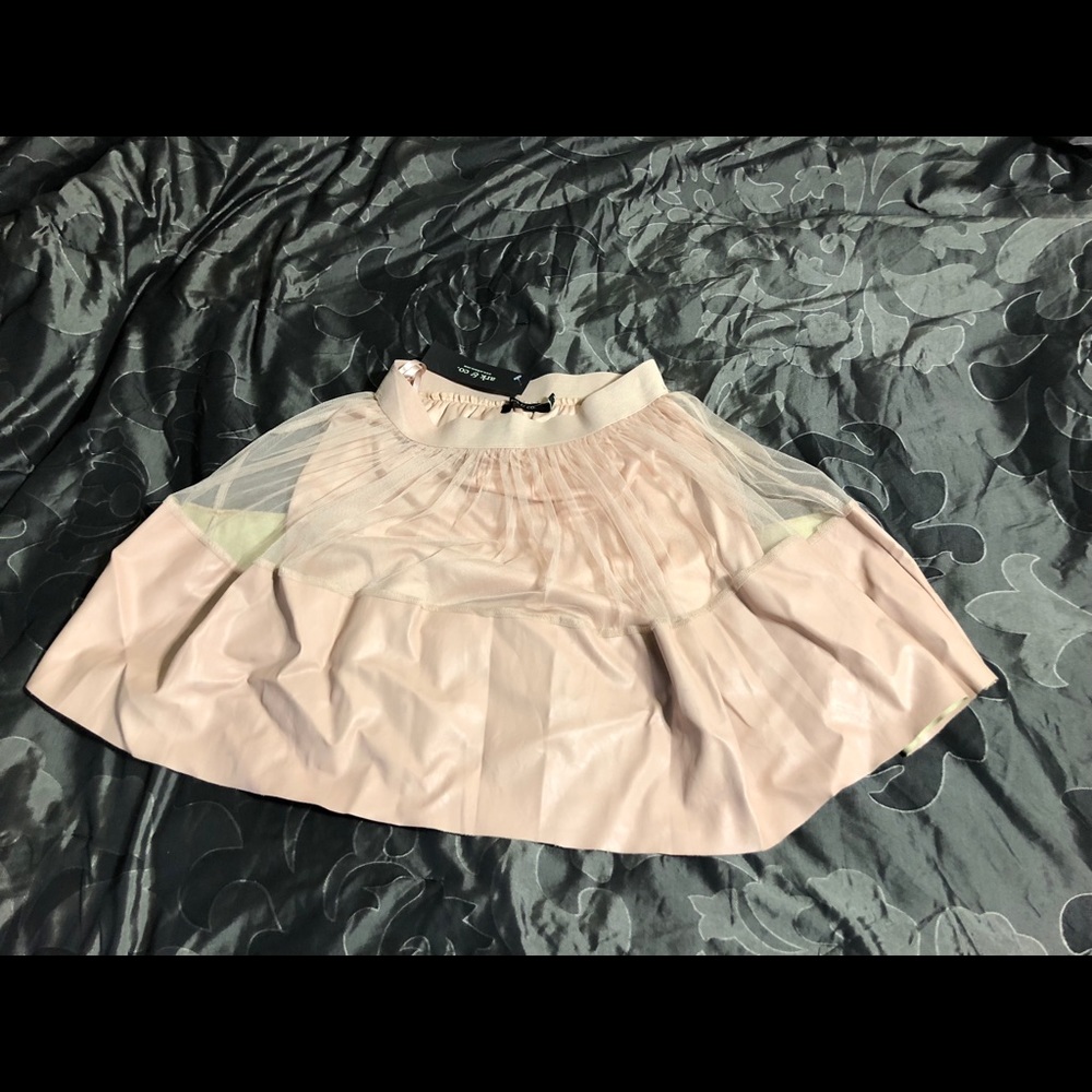 Vegan leather Tutu Skirt