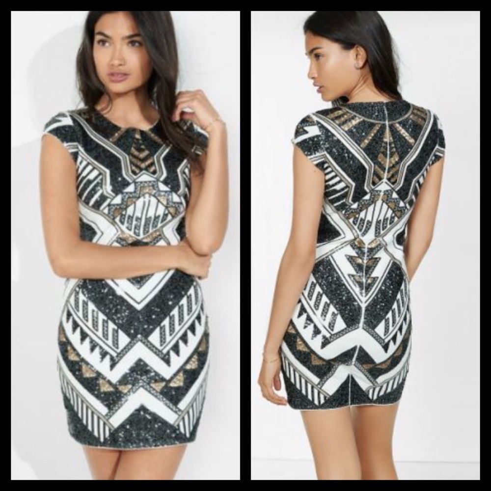 Express Deco Sequin Dress