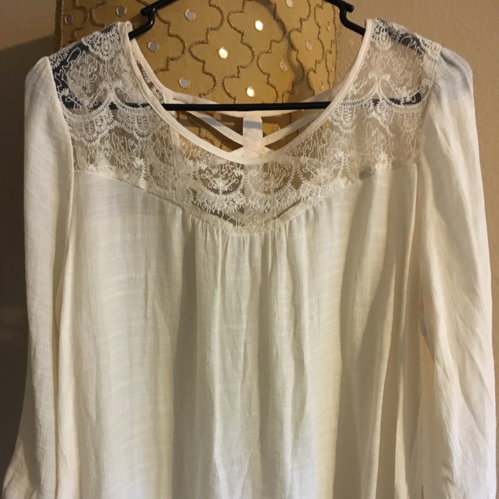 Cream Blouse NWT