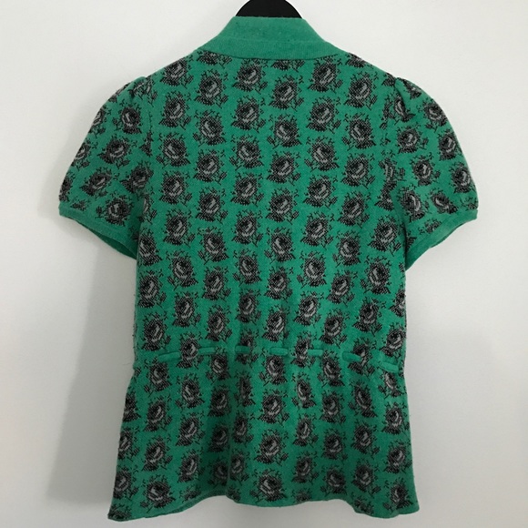 🎉3 day sale🎉Green printed cardi by Leifsdottir - Picture 6 of 8