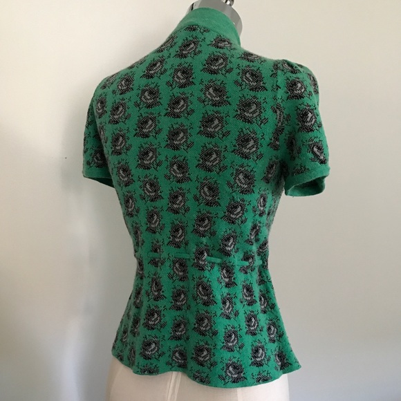 🎉3 day sale🎉Green printed cardi by Leifsdottir - Picture 7 of 8