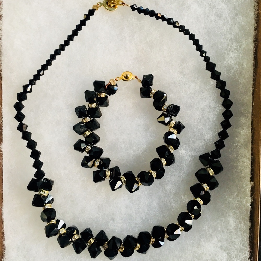 Swarovski GlassStone Necklace Set