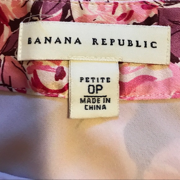 Banana Republic silk lined skirt size 0 Petite - Picture 3 of 3
