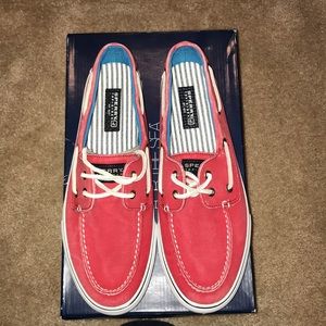 Red Sperry Top-Sider