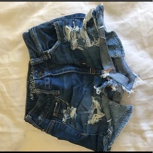 American Eagle Hi Rise Shortie Lace Pockets