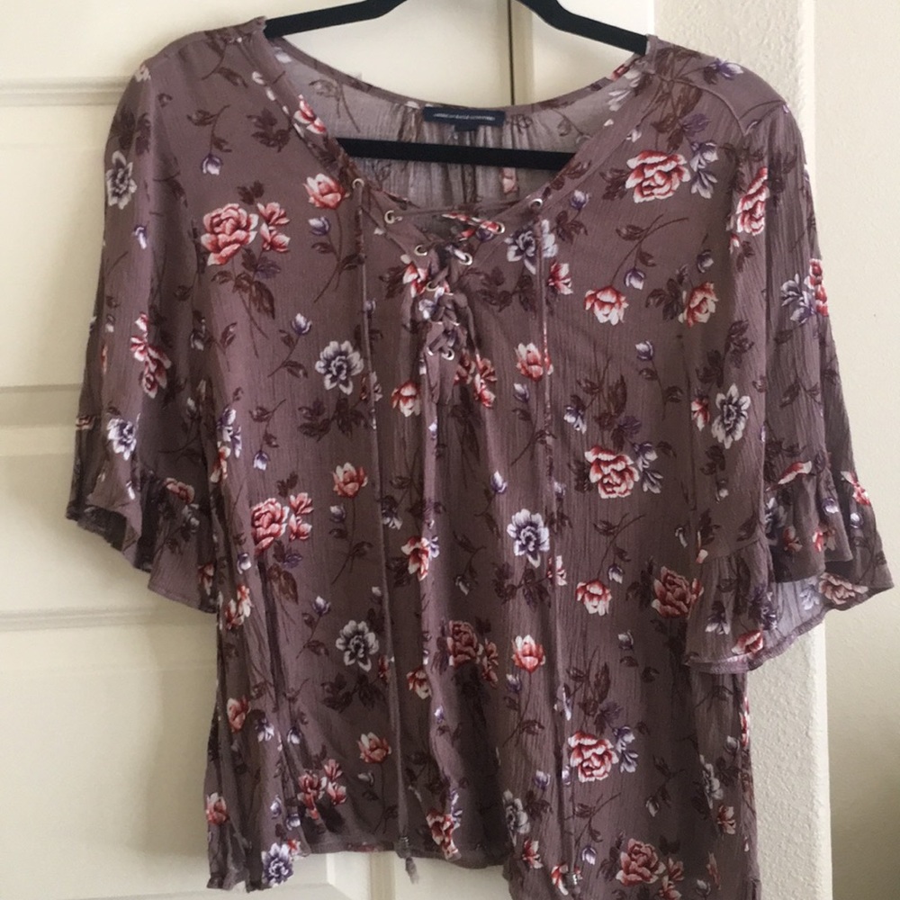 American Eagle Floral Top