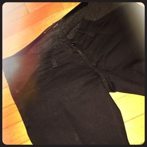 J Brand maternity black jeans mama J 27