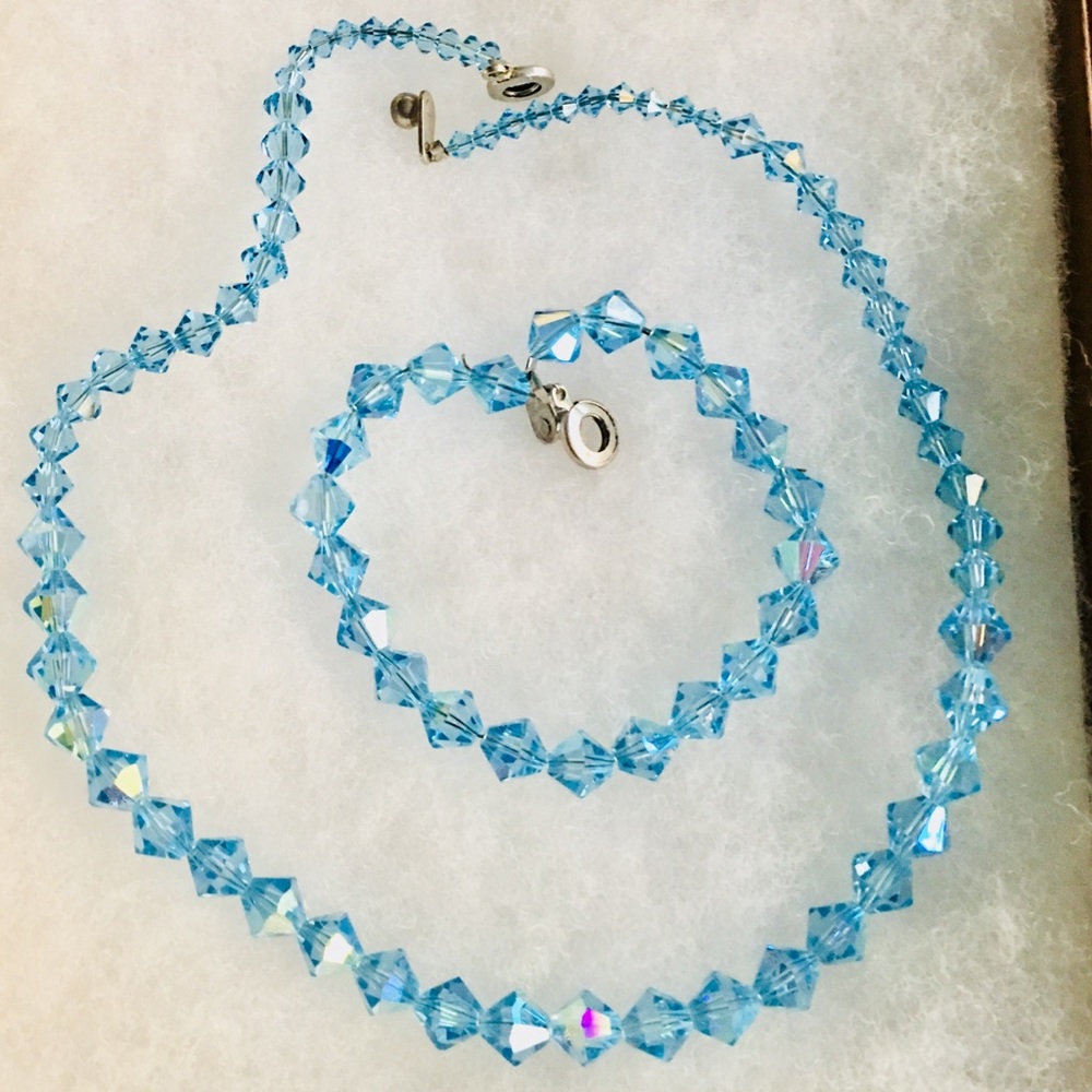 Swarovski GlassStone Necklace Set