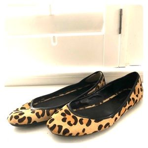 Banana Republic leopard print ballet flats