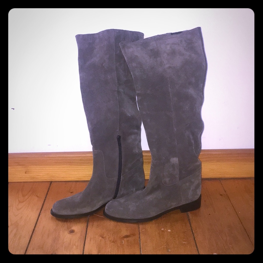 Garnet Hill Italian Suede Boots