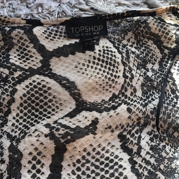 Sheer python print cardigan - Picture 3 of 4