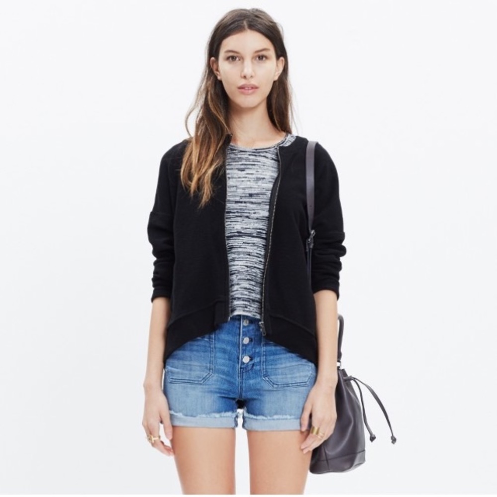 Madewell Jacquard Zip Front Jacket XS #E9709 NWOT