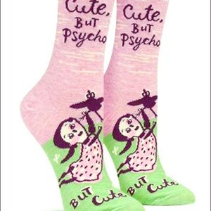 Cute...But Psycho...But Cute- NWT SOCKS