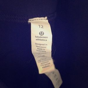 Lululemon rare blue mesh side legging