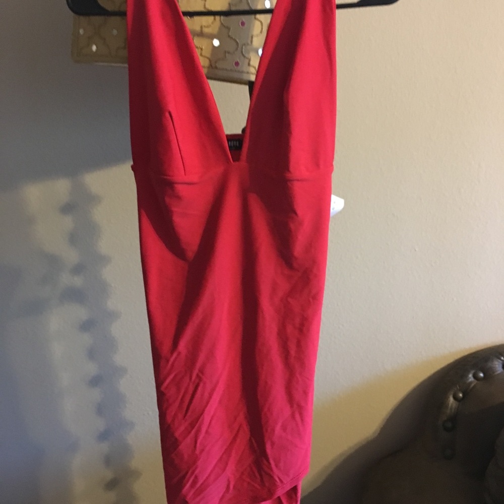 Red Fitted Dress