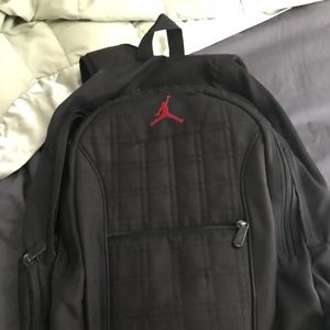 Air Jordan Book Bag Red and Black