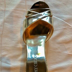 New, authentic Jimmy Choo wedges in size 38.5