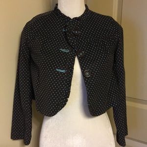 Cute cropped corduroy jacket