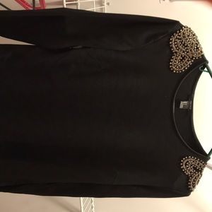 Black long sleeve blouse