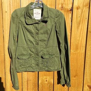Green Hollister Utility Jacket