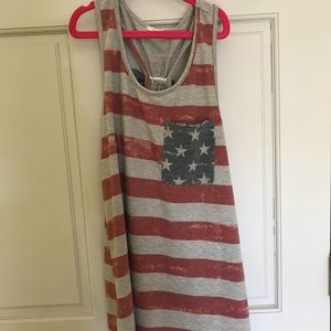 American Flag Boutique Tank
