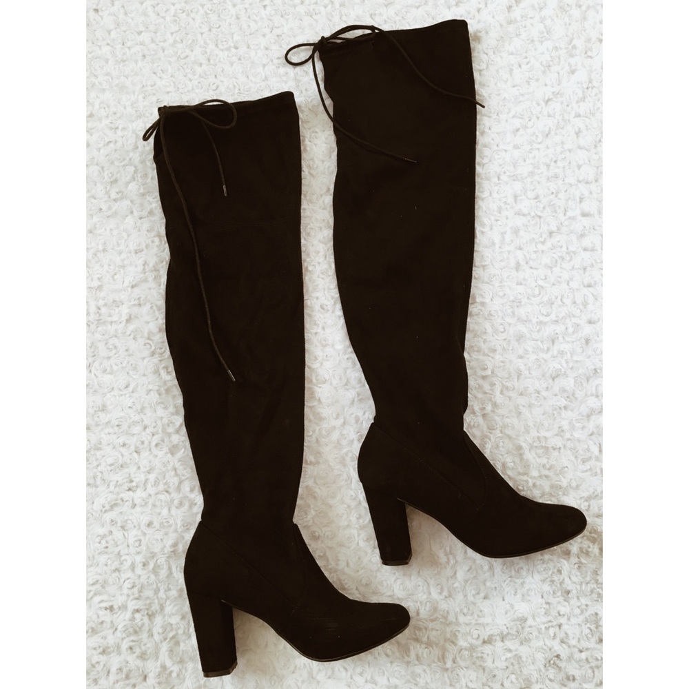 Chinese Laundry Black Over-the-knee Boots