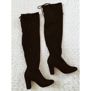 Chinese Laundry Black Over-the-knee Boots