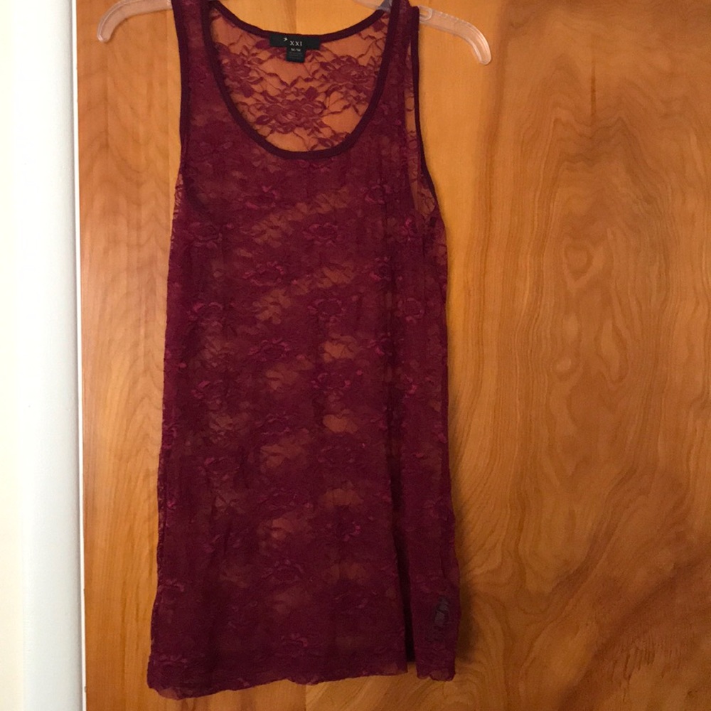 Lace tank